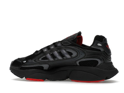 adidas Ozmillen Core Black Grey Better Scarlet
