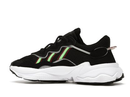 adidas Ozweego Core Black Solar Green (GS)