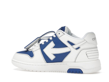 OFF-WHITE Out Of Office OOO Low Tops White Dark Blue