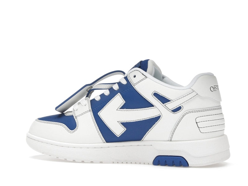 OFF-WHITE Out Of Office OOO Low Tops White Dark Blue