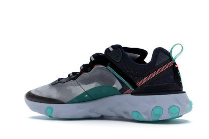 Nike React Element 87 Black Neptune Green