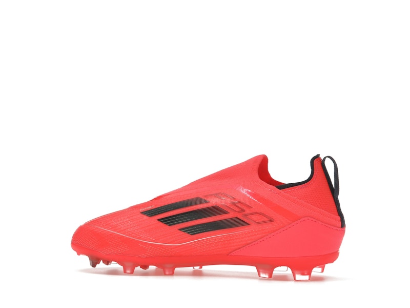 adidas F50 Pro Laceless FG Turbo Aurora Black Platinum Metallic (GS)