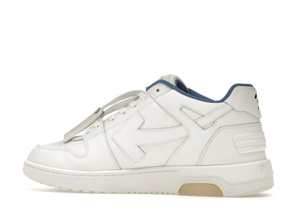 OFF-WHITE Out Of Office "OOO" Low Tops For Walking White White Dark Blue SS22