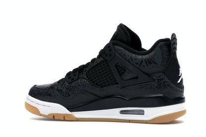 Jordan 4 Retro Laser Black Gum (GS)