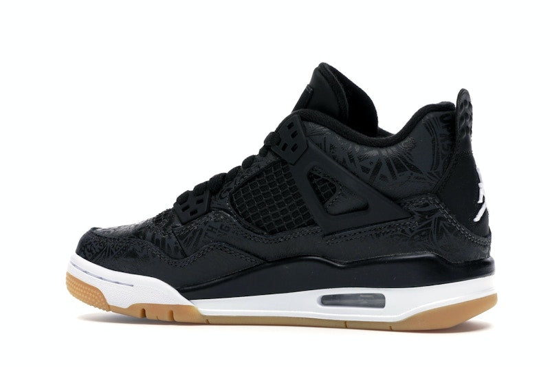 Jordan 4 Retro Laser Black Gum (GS)