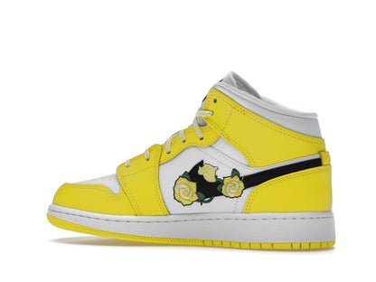 Jordan 1 Mid Dynamic Yellow Floral (GS)