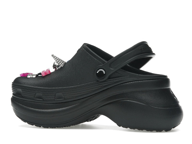 Balenciaga x Crocs Mule Black Multicolor Jibbitz (Women's)