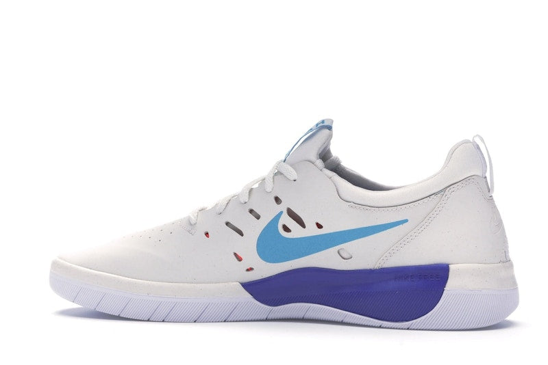 Nike SB Nyjah Summit White Light Blue Fury
