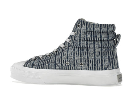 Givenchy City High Top In 4G Denim Blue White