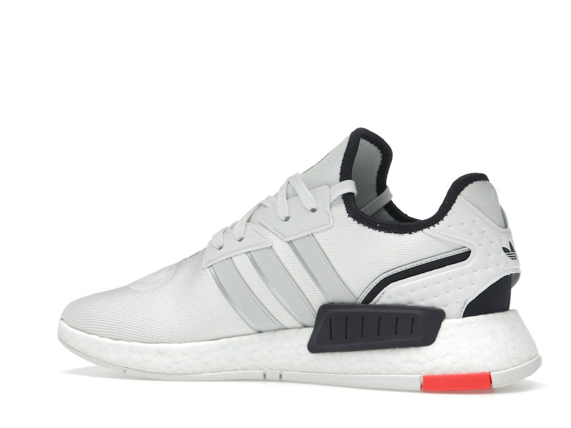 adidas NMD G1 Crystal White Grey Solar Red