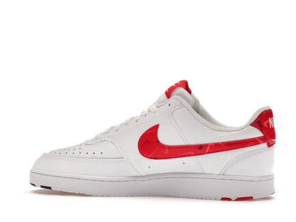 Nike Court Vision Low Swoosh Print Red
