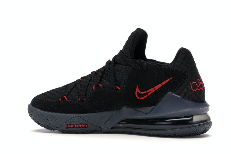 Nike LeBron 17 Low Black Red Dark Grey