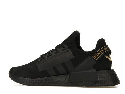 adidas NMD R1 V2 Black Gold Metallic