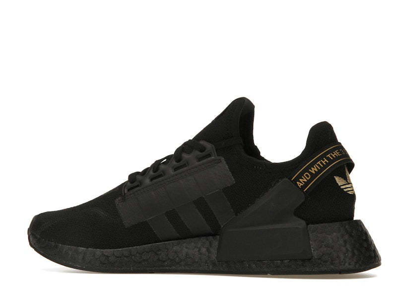 adidas NMD R1 V2 Black Gold Metallic