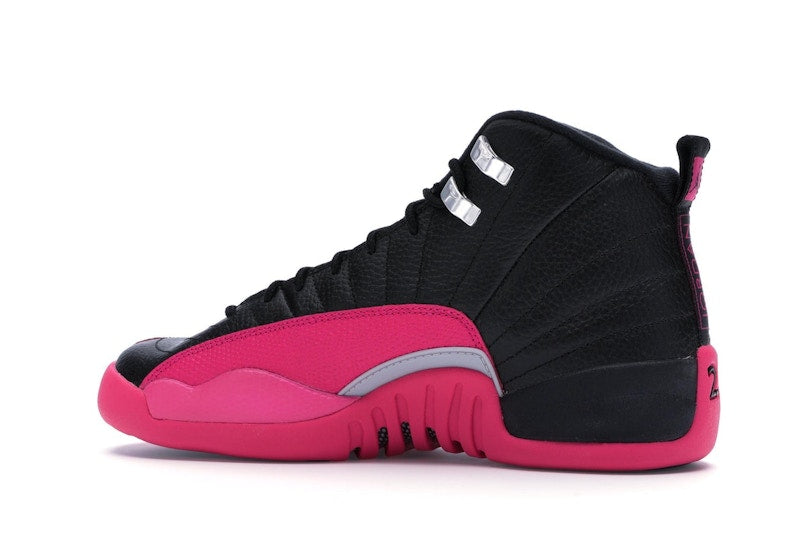 Jordan 12 Retro Black Deadly Pink (GS)