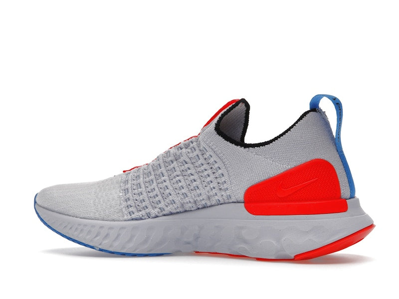Nike React Phantom Run Flyknit 2 Football Grey Bright Crimson (Women's)