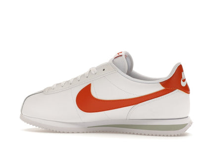 Nike Cortez White Campfire Orange