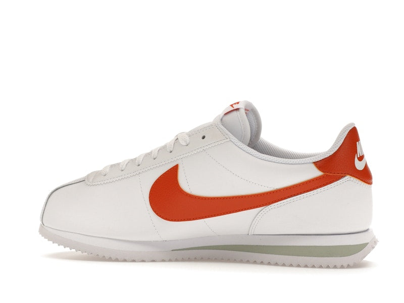 Nike Cortez White Campfire Orange