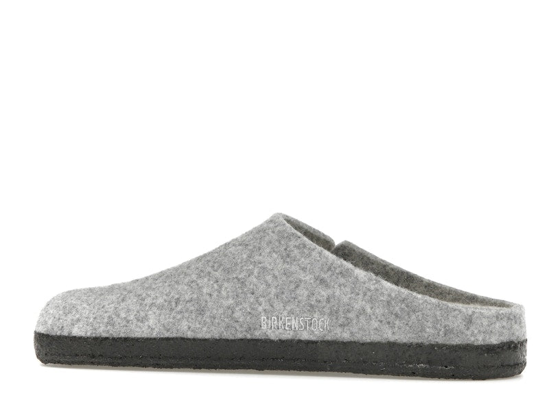 Birkenstock Zermatt Shearling Clog Wool Felt Light Gray
