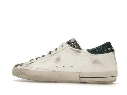 Golden Goose Super-Star Glitter Cream Silver (Women's)