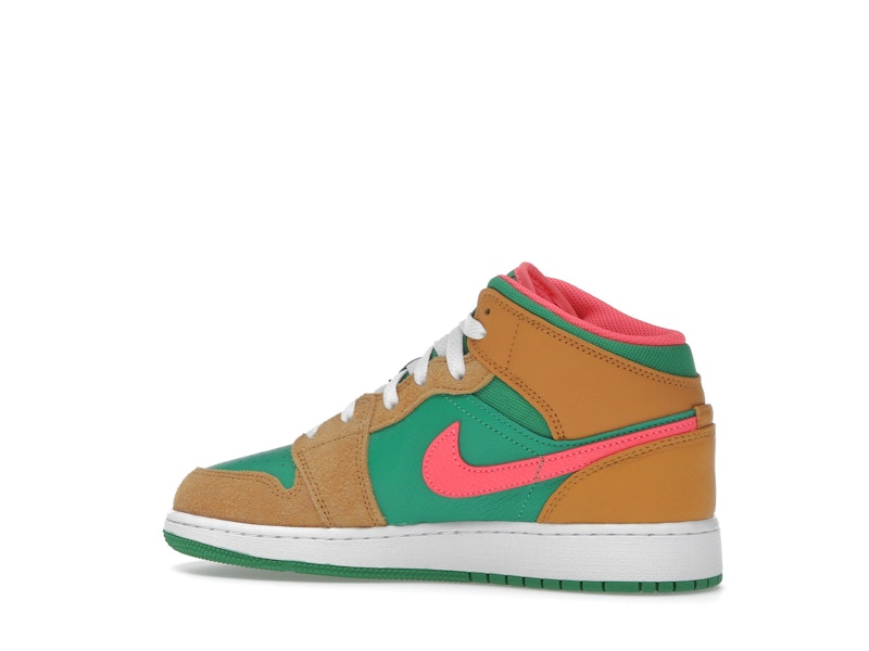 Jordan 1 Mid SE Chutney Lucky Green (GS)