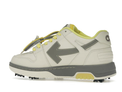 OFF-WHITE Out Of Office OOO Low Tops Golf Paris Hilinski Gray Yellow