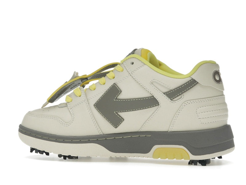 OFF-WHITE Out Of Office OOO Low Tops Golf Paris Hilinski Gray Yellow
