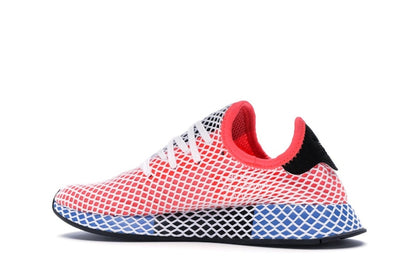adidas Deerupt Solar Red Bluebird