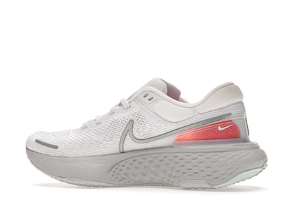Nike ZoomX Invincible Run Flyknit White Pure Platinum Chile Red