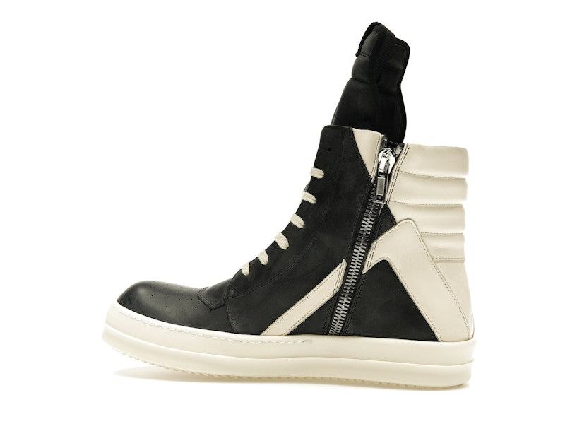 Rick Owens Lido Geobasket Black Milk