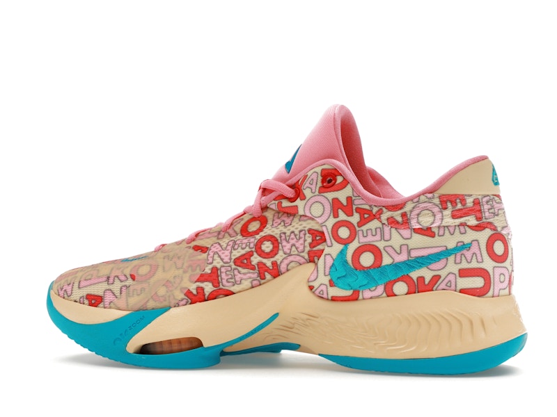 Nike Zoom Freak 4 Letter Bros Vanilla Lightning
