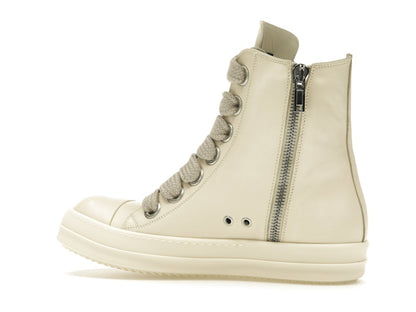 Rick Owens Lido High Sneaks Jumbo Laced Milk