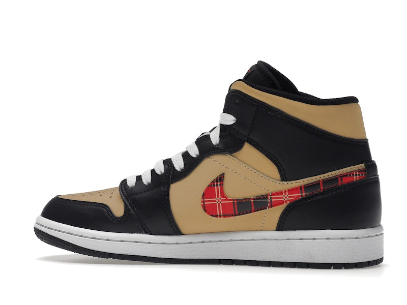 Air Jordan 1 Mid Tartan Swoosh