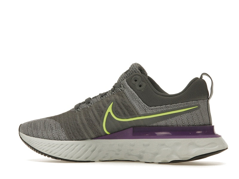 Nike React Infinity Run Flyknit 2 Grey Volt Wild Berry