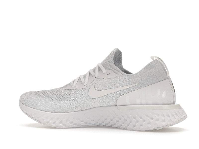 Nike Epic React Flyknit True White