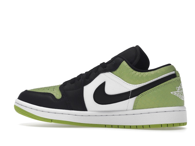 Jordan 1 Low Snakeskin Vivid Green (Women's)