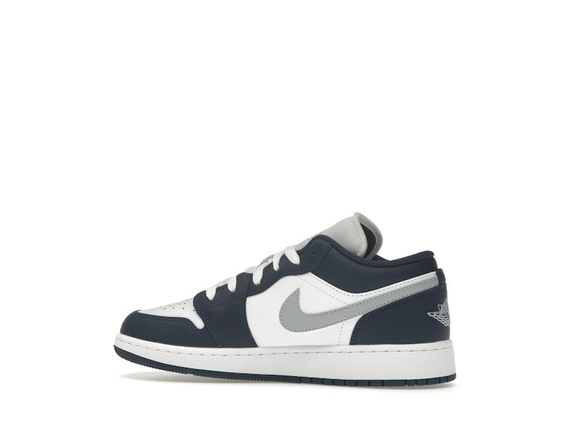 Jordan 1 Low Midnight Navy Wolf Grey (GS)