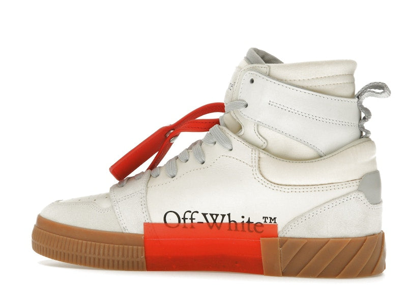 OFF-WHITE Floating Arrow High Top Vulc White Cream