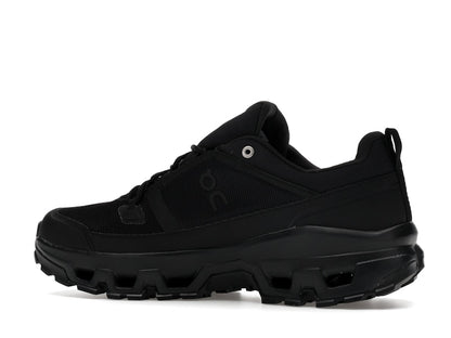 On Running Cloudrock Low Waterproof All Black