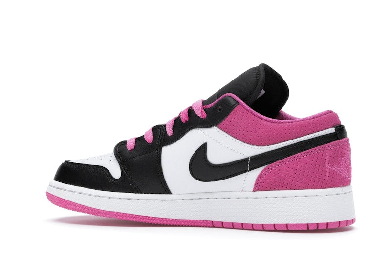 Jordan 1 Low Black Active Fuchsia (GS)