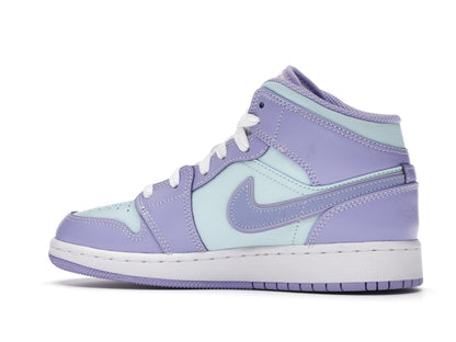 Jordan 1 Mid Purple Aqua (GS)
