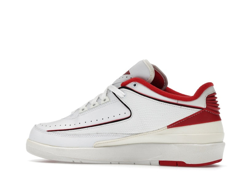 Jordan 2 Retro Low White Varsity Red