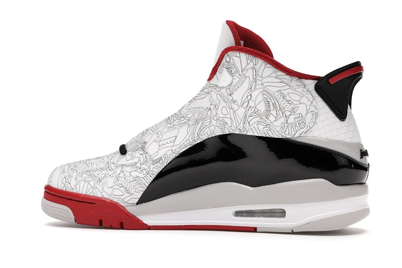 Jordan Dub Zero White Varsity Red