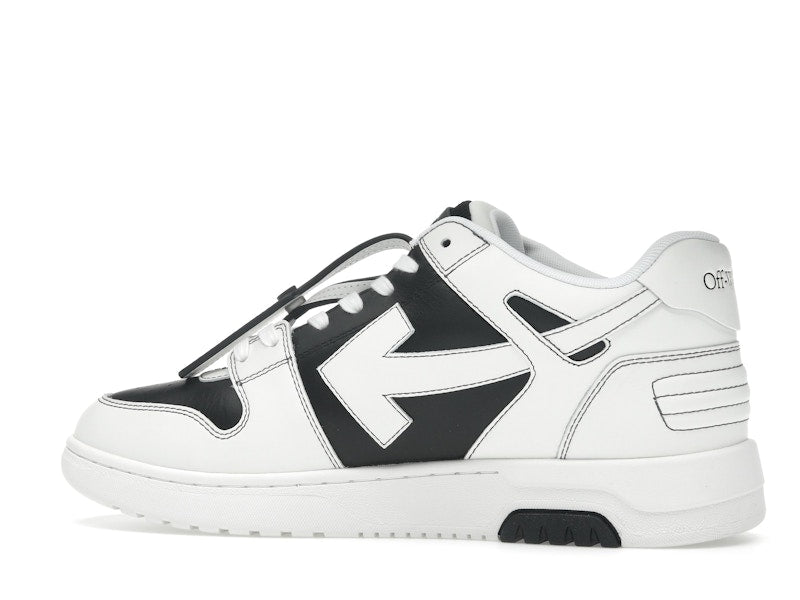 OFF-WHITE Out Of Office OOO Low Tops Black White