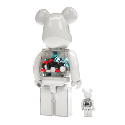 Bearbrick PiL 100% & 400% Set Chrome Ver.