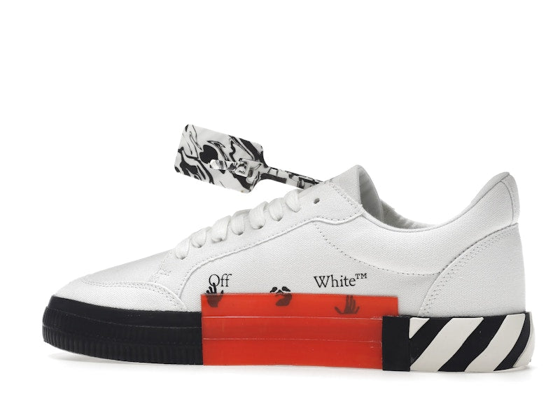 OFF-WHITE Vulcanized Low Canvas White Black
