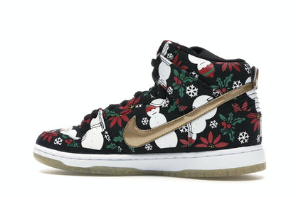Nike SB Dunk High Concepts Ugly Christmas Sweater Black