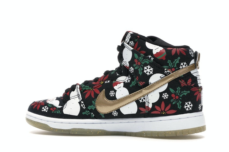 Nike SB Dunk High Concepts Ugly Christmas Sweater Black