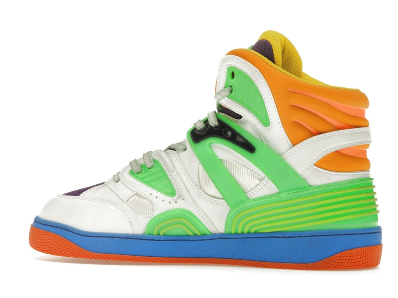 Gucci Basket White Demetra Green Purple Orange Blue