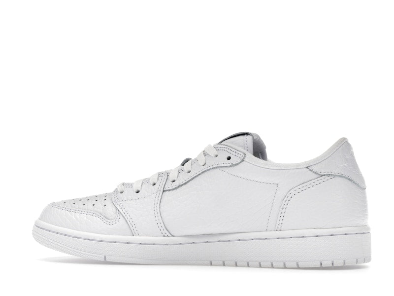 Jordan 1 Retro Low Swooshless Triple White (2025)